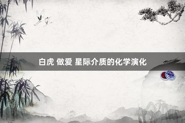 白虎 做爱 星际介质的化学演化